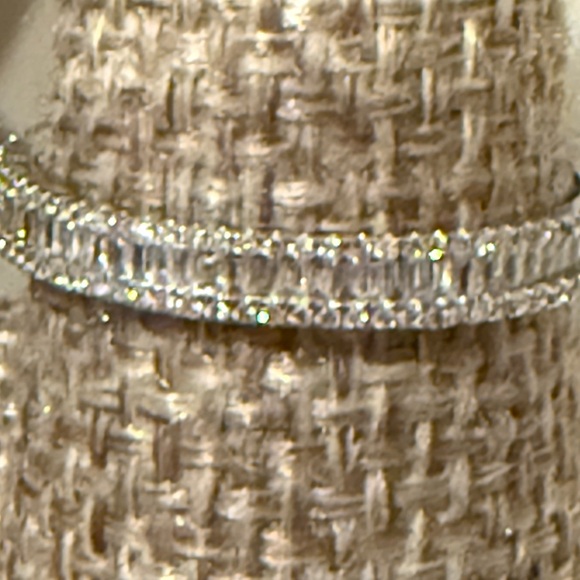 Stunning 14k white gold diamond eternity band ring - Picture 6 of 12